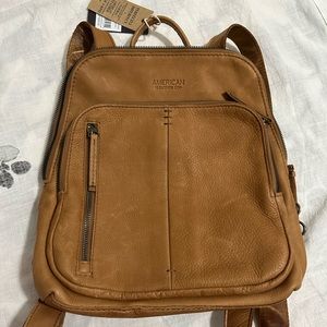 NWT American Leather Company Backpack